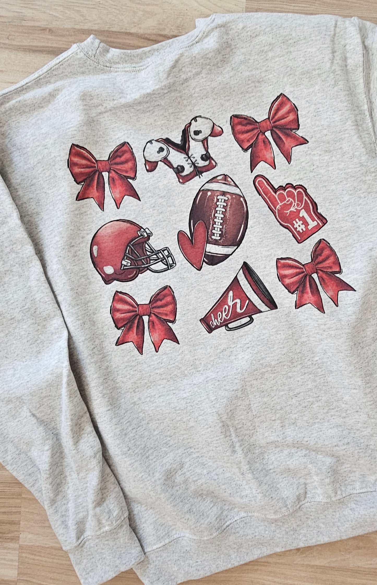Football & Cheer w/Bows