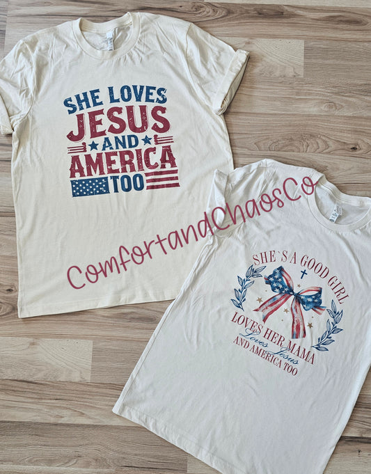 Loves Jesus & America Too