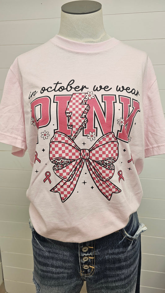 In October we wear.... Pink!