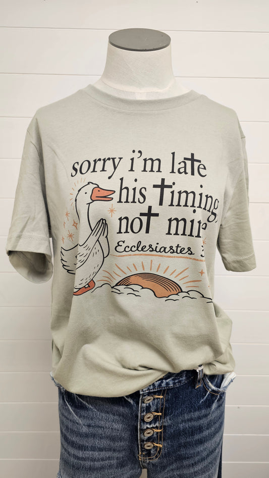 His Timing
