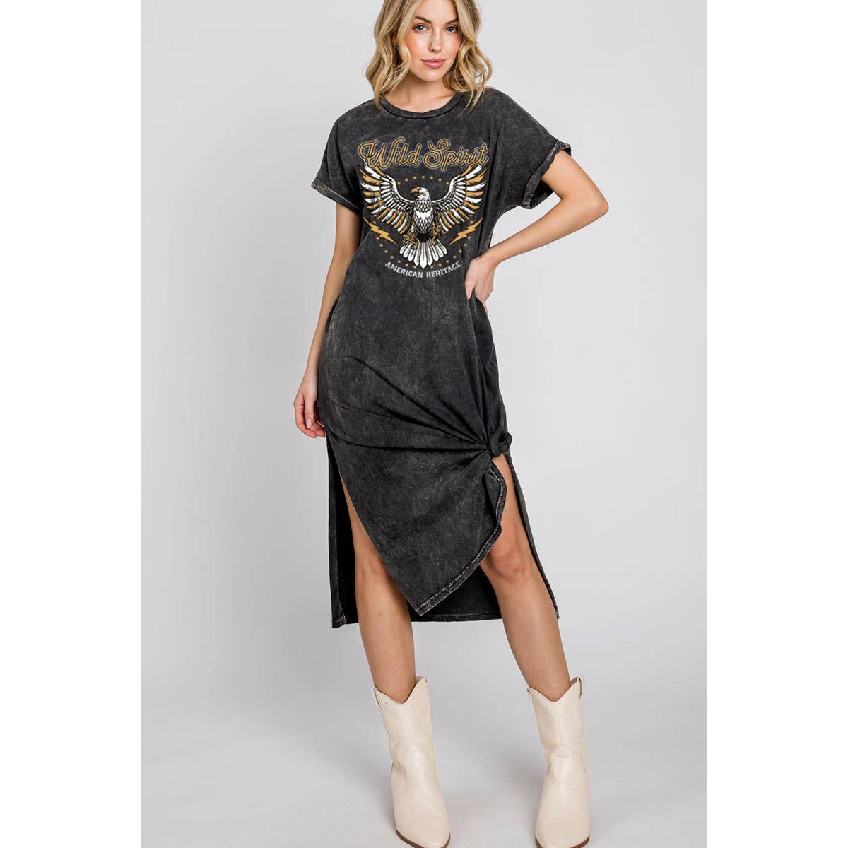 WILD SPIRIT MINERAL GRAPHIC DRESS